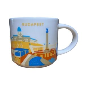Starbucks Budapest Mug - Blue and Orange